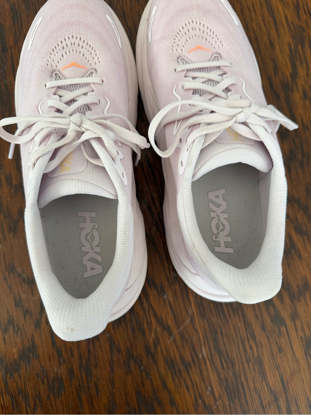 Hoka Arahi 8, Lilac cream/ Leon cantaloupe (orange and purple) - Picture 7 of 15